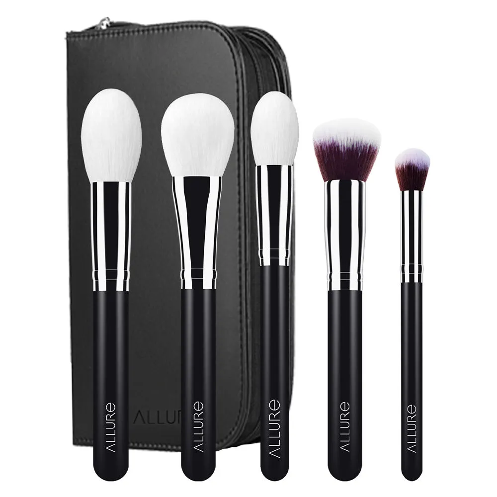 Allure Professional Makeup Brush Set Of 05 (face Brushes Sgkf-05)