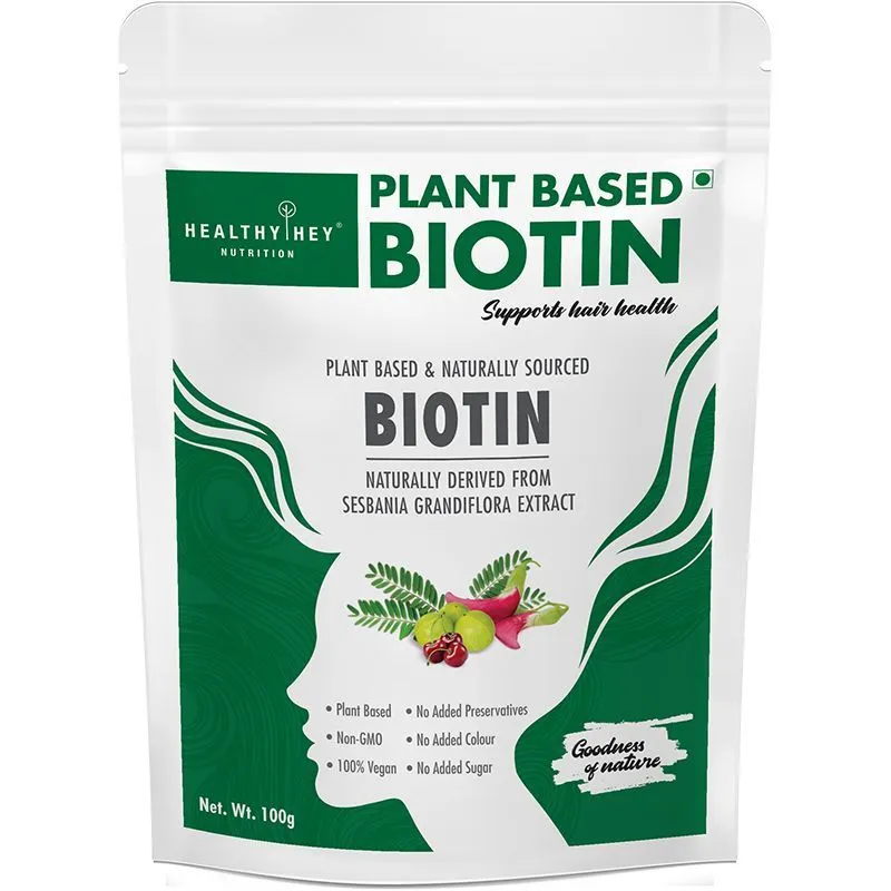 HealthyHey Nutrition Plant - Based Biotin Powder From Sesbania Extract