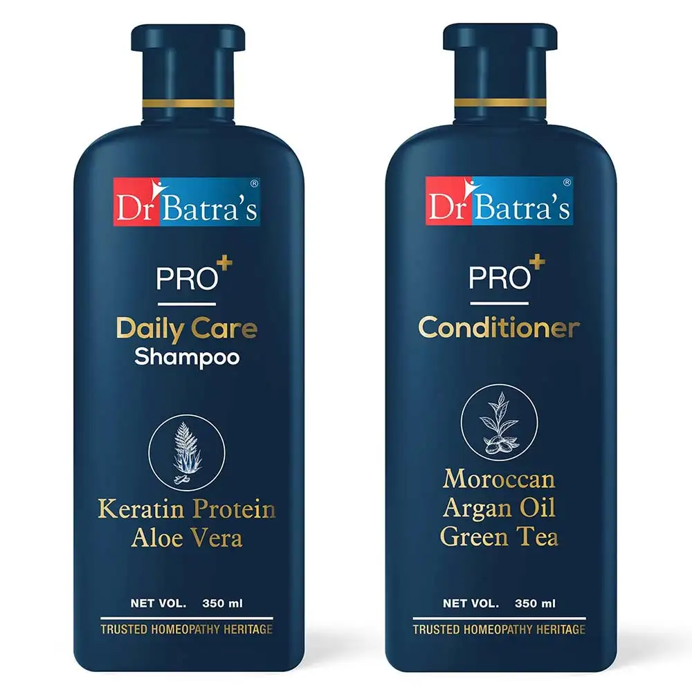 Dr Batra's Pro+ Daily Care Shampoo & Pro+ Conditioner Combo,  2 Piece(s)/Pack  Hair Care