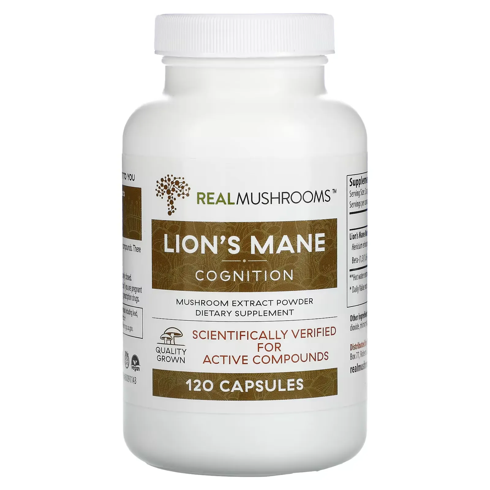 Lion's Mane, Cognition, 120 Capsules