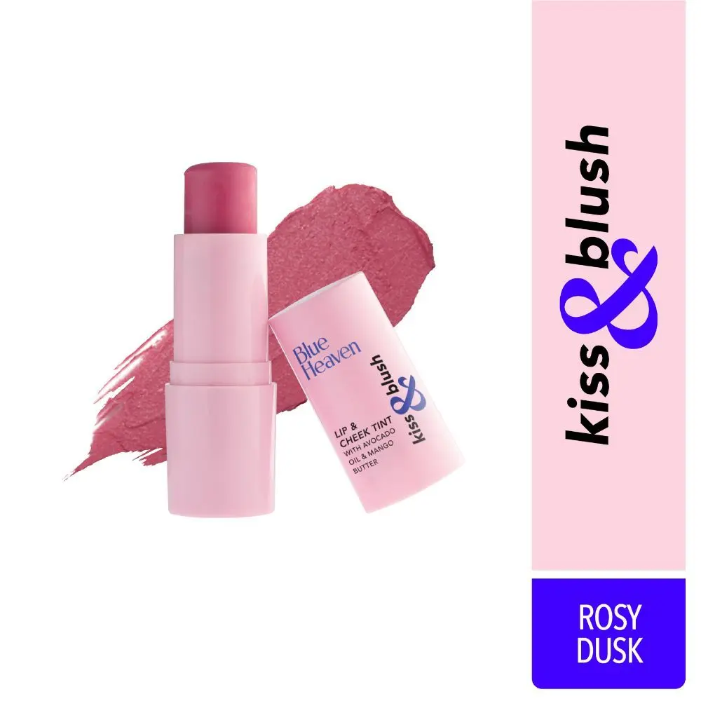 Blue Heaven Kiss & Blush Lip And Cheek Tint, Rosy Dusk