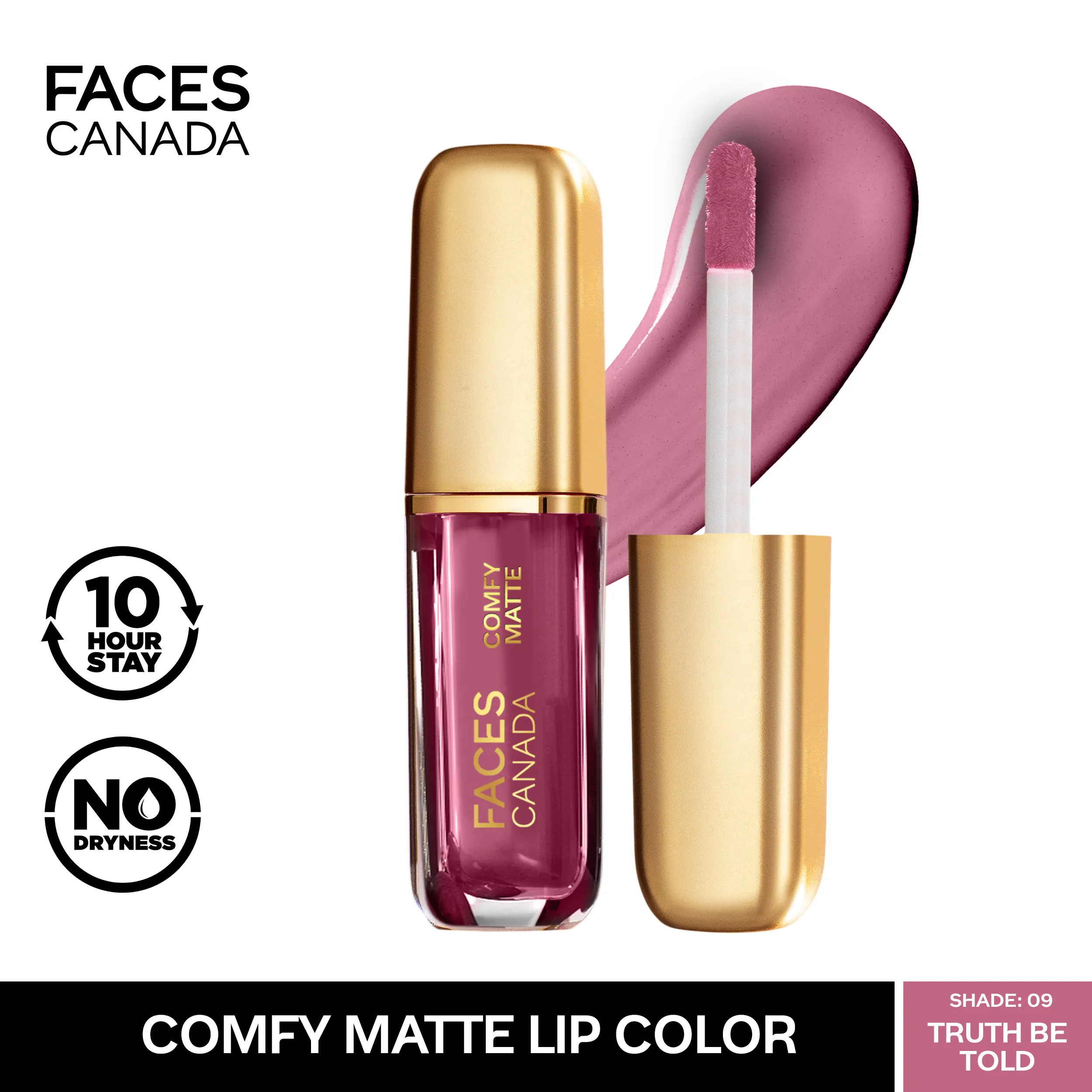 Faces Canada Comfy Matte Mini Lip Color Truth Be Told 09