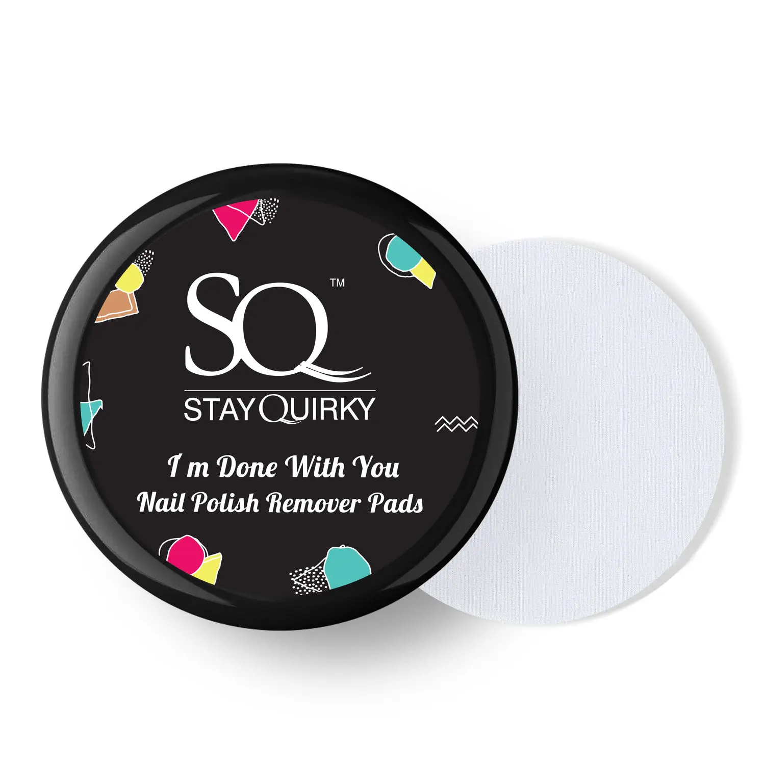 Stay Quirky I'm done with you Nail Polish Remover Pads| Nail Lacquer Remover - 30 Pads (43 g)