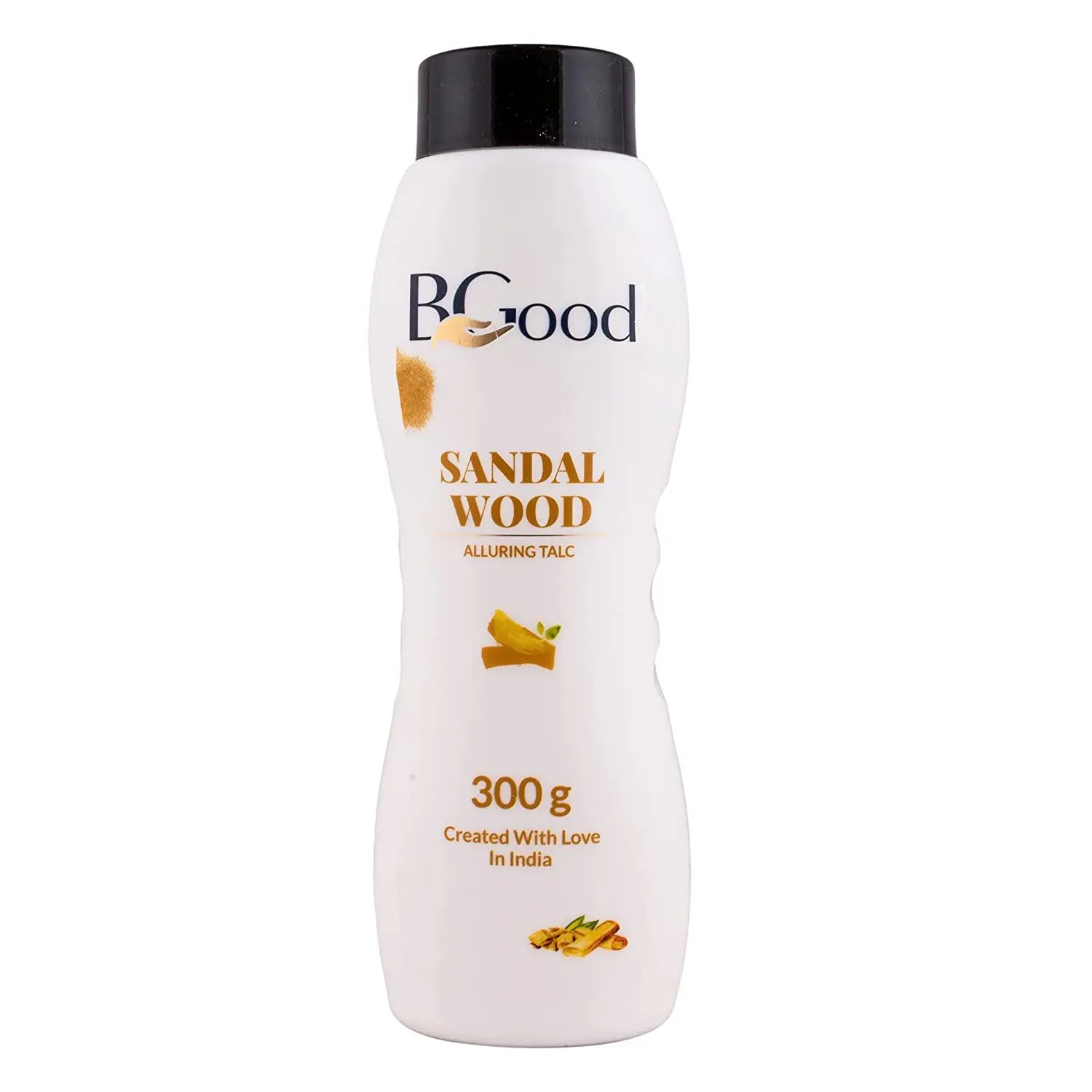 BGood| Body & Face Talcum Powder for Men & Women| Sandal Wood Fragrance - 300gm