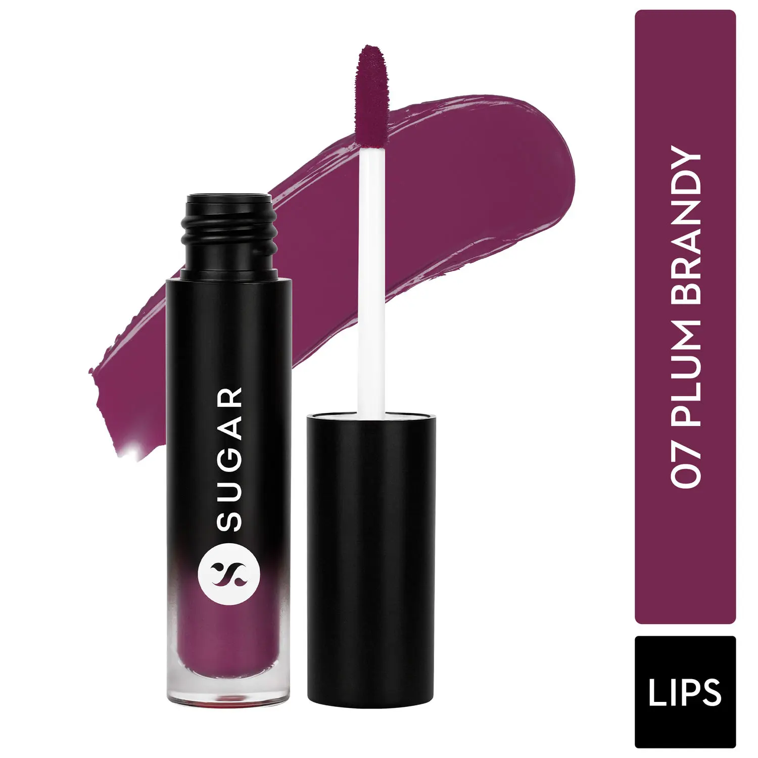 SUGAR Cosmetics Mousse Muse Maskproof Lip Cream - 07 Plum Brandy