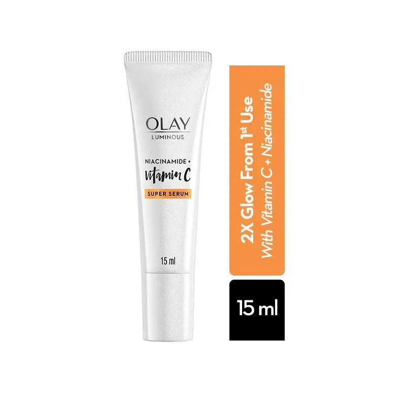 Olay Vitamin C Super Serum, 99% Pure Niacinamide , 2X Glow From 1St Use , 78% Spot Reduction