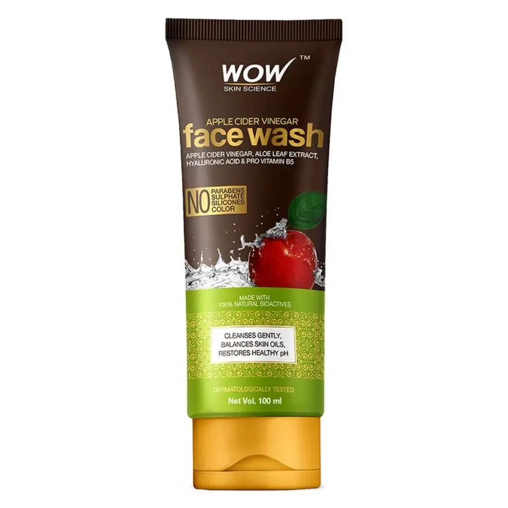 WOW Skin Science Apple Cider Vinegar Face Wash (100 ml)