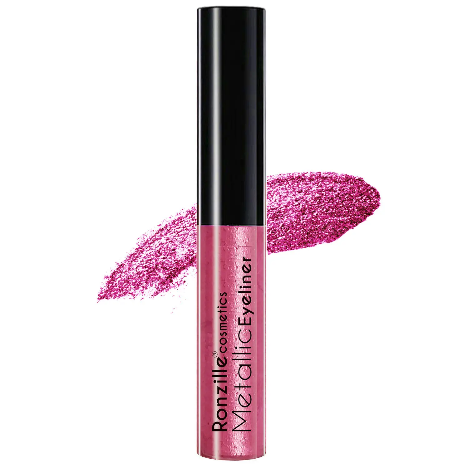 Ronzille Pink shimmer Metallic Glitter Eyeliner