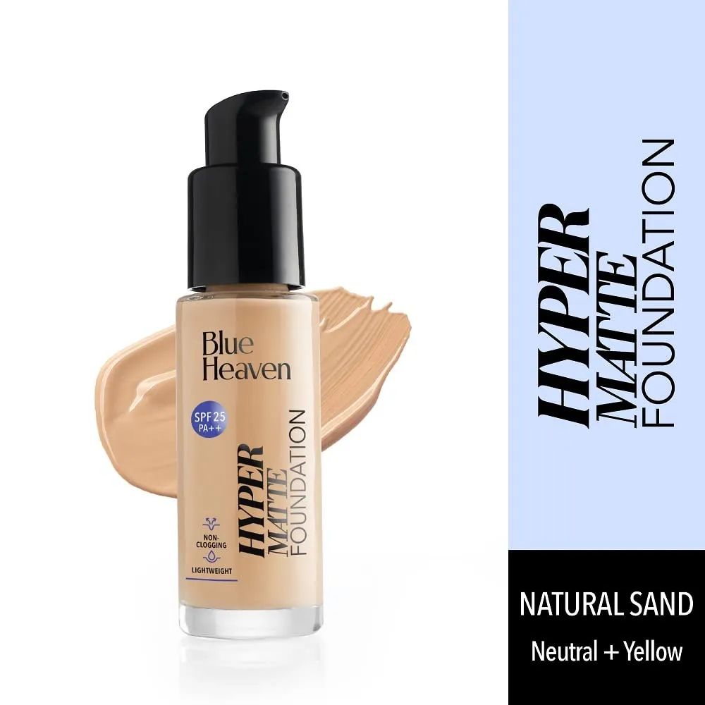 Blue Heaven Hyper Matte Foundation - 401 Natural Sand