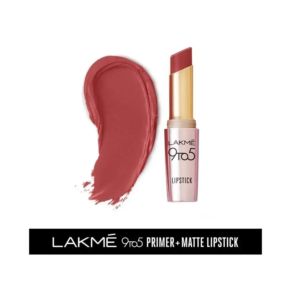 Lakme 9TO5 Primer + Matte Lip Color Red Twist 3.6 g