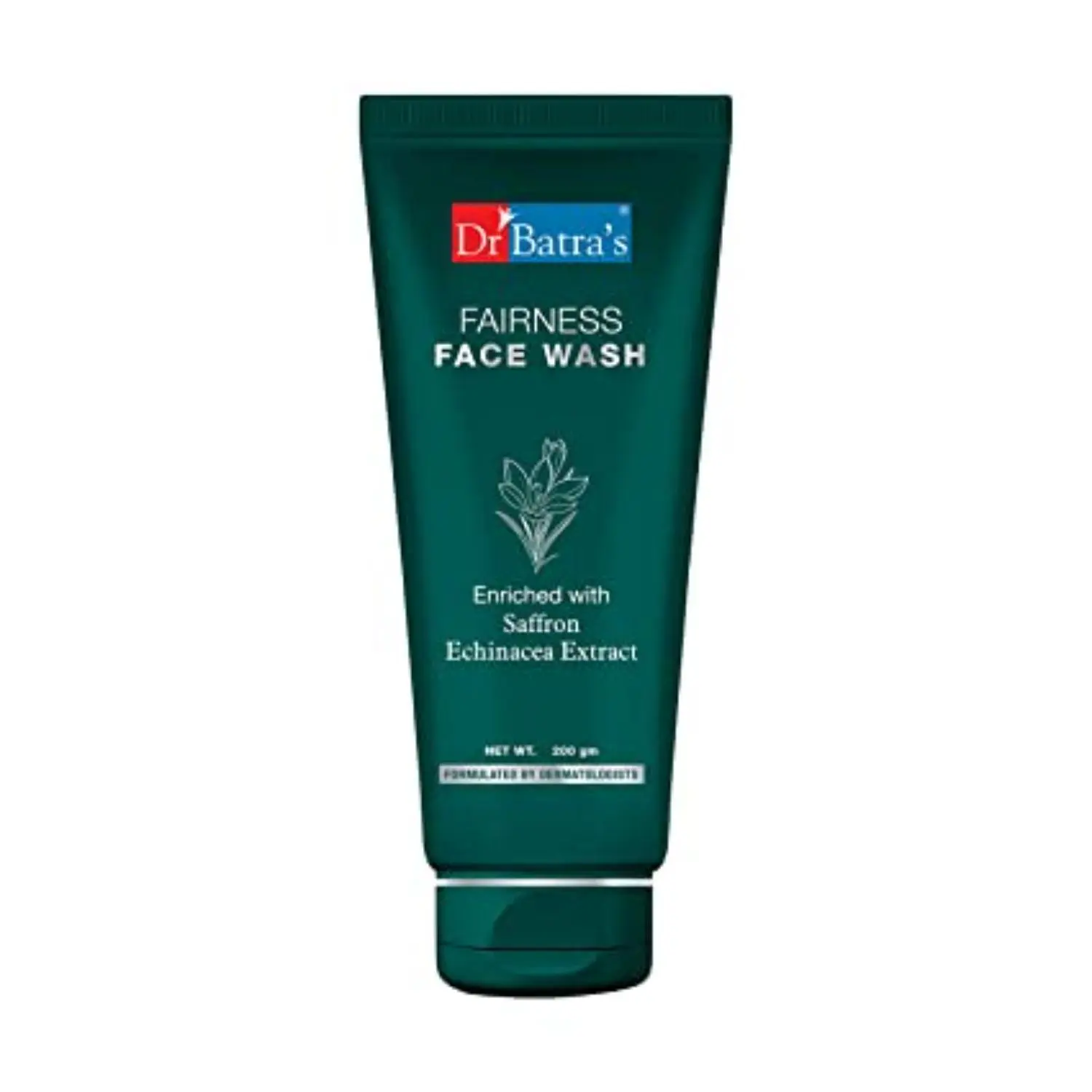 Dr Batra's Fairness Face Wash Sulphate, Silicone & Soap Free Enriched With Saffron & Echinacea Extract - 200 gm