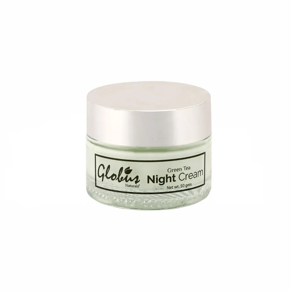 Globus Naturals Green Tea Night Cream with Goodness of Lemongrass