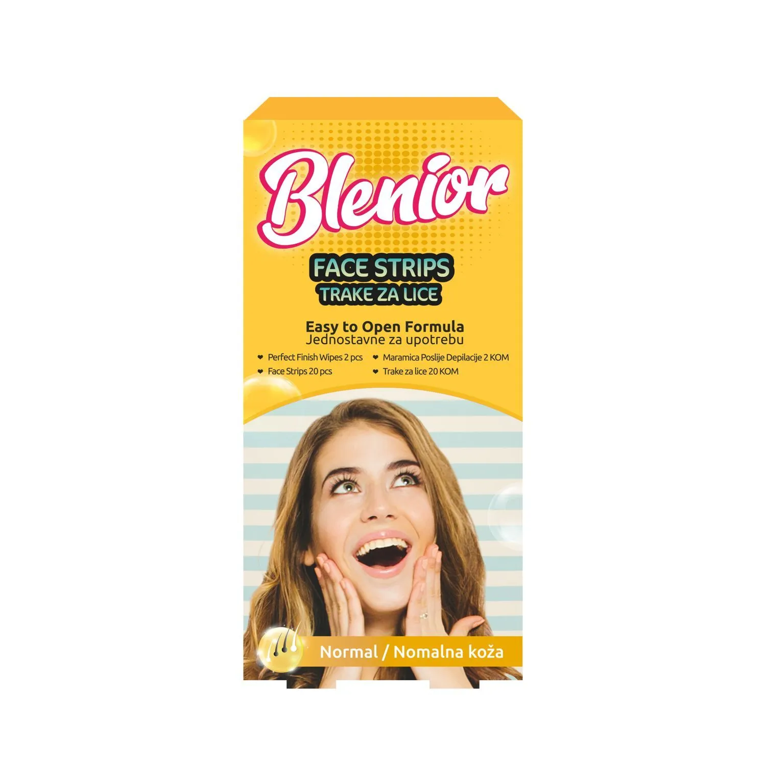 Blenior Face Strips 20 Pcs Normal