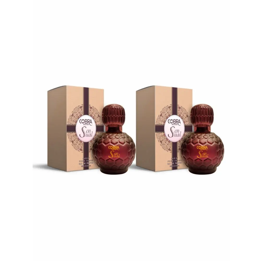 ST-JOHN Cobra Sensual Eau de Perfume For Women 100ml- Pack of 2