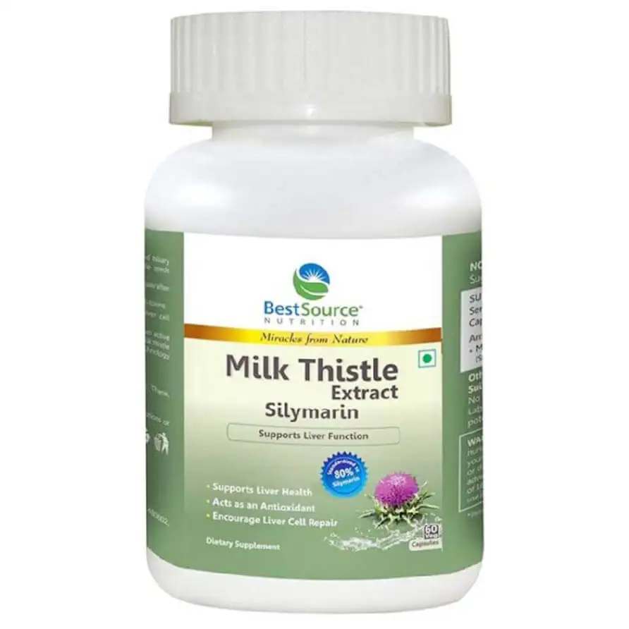 BestSource Nutrition Milk Thistle Silymarin,  60 veggie capsule(s)