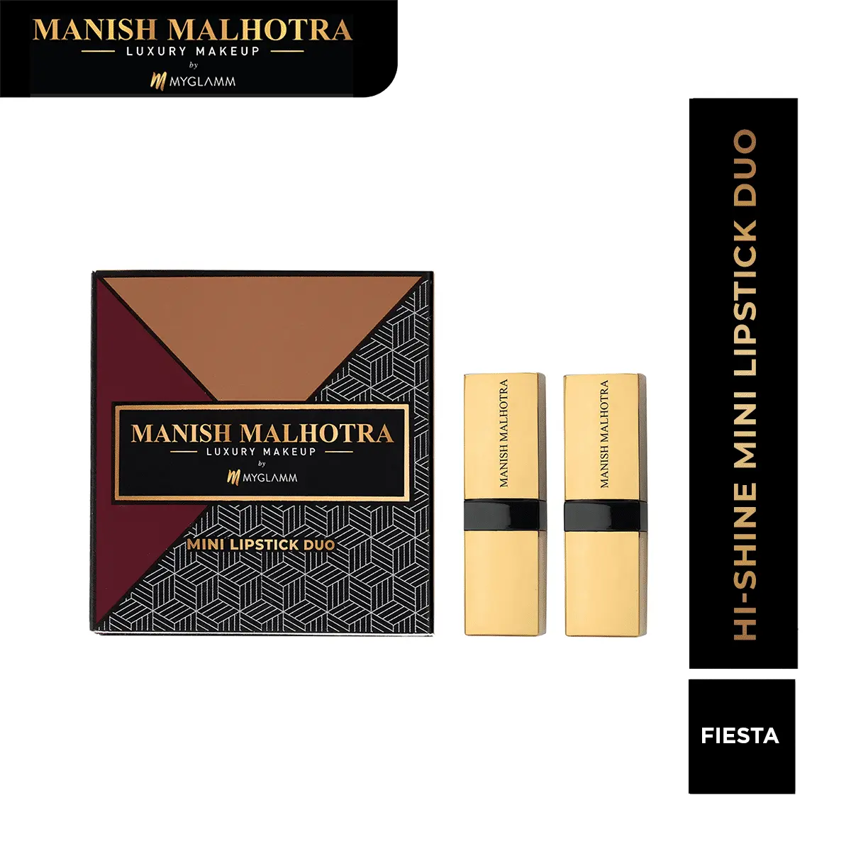 MyGlamm Manish Malhotra Fiesta Hi Shine Mini Lipstick Set 1.5 g