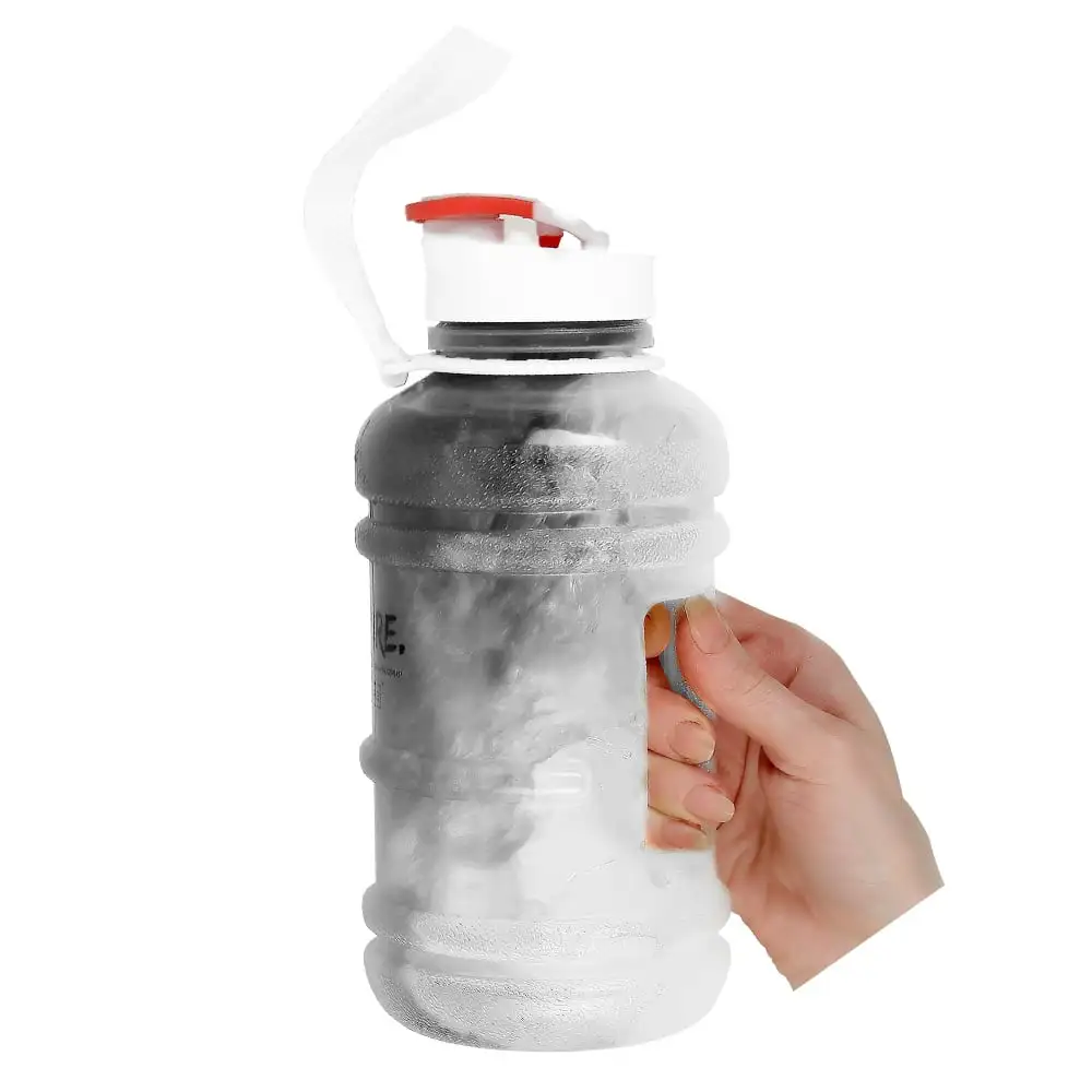 GHC Gallon Water Bottle Smooth Touch,  White  1000 ml