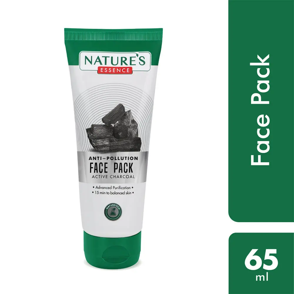 Nature's Essence Active Charcoal Anti Pollution Face Pack, 65 ml