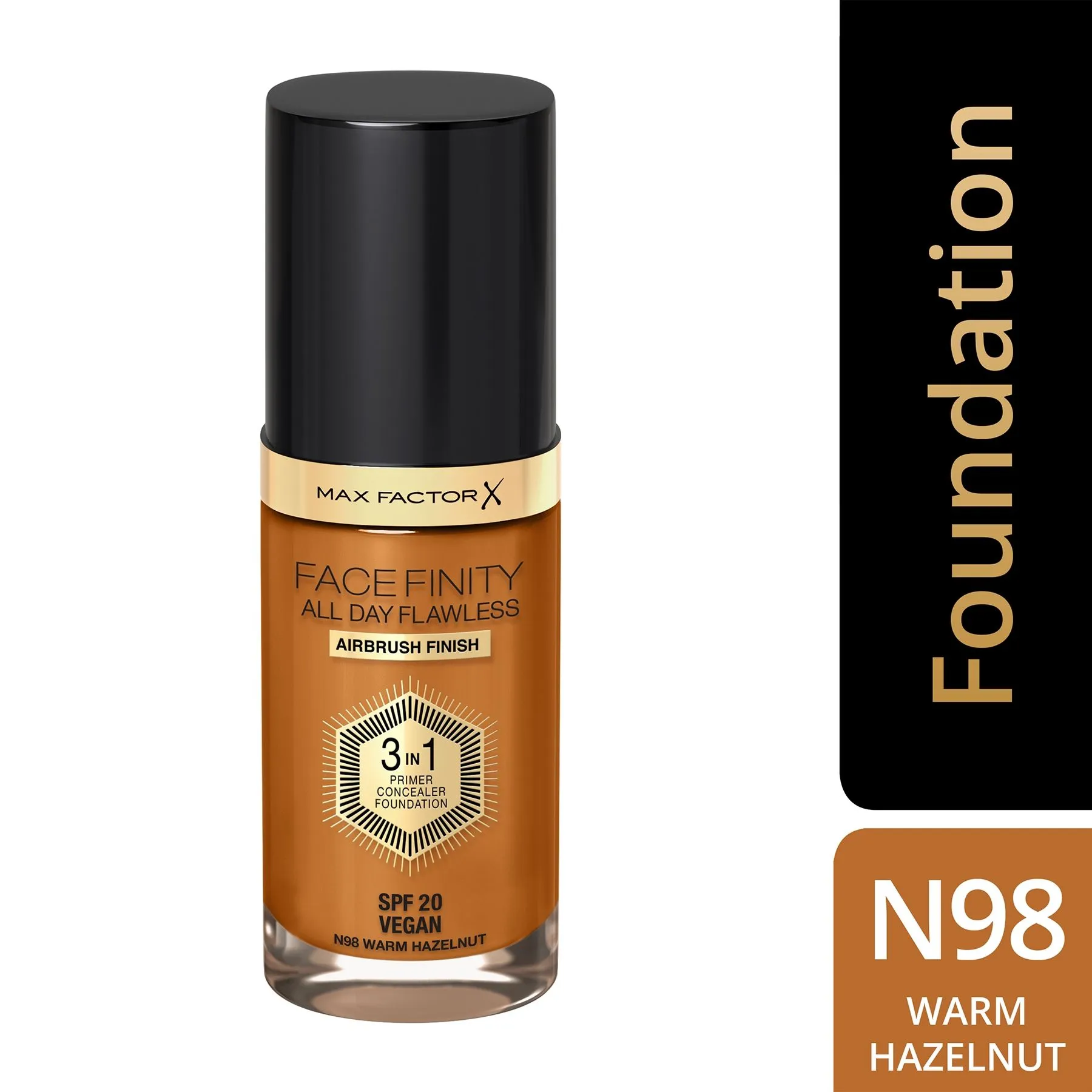 Max Factor Face Finity All Day Flawless 3 In 1 Foundation - Warm Hazelnut