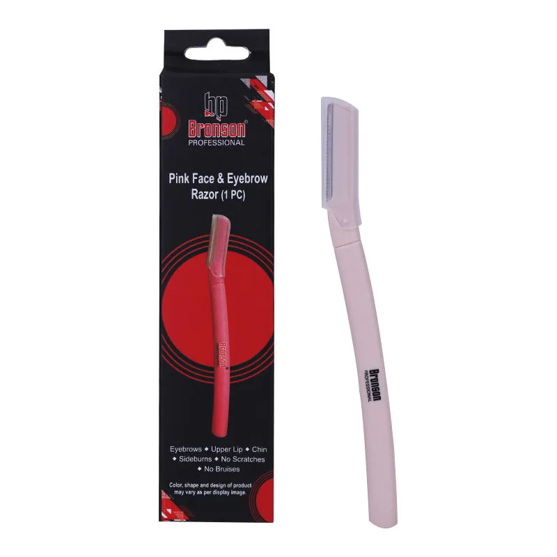 Bronson Professional Pink Face & Eyebrow Razor