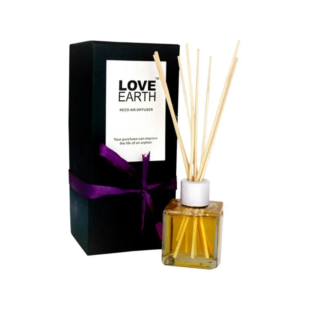 Love Earth Reed Diffuser Rose Fragrance with Rose Extracts - Aromatherapy