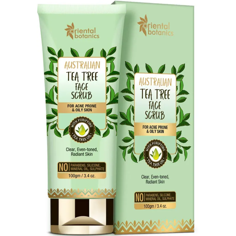 Oriental Botanics Australian Tea Tree Anti Acne Face Scrub