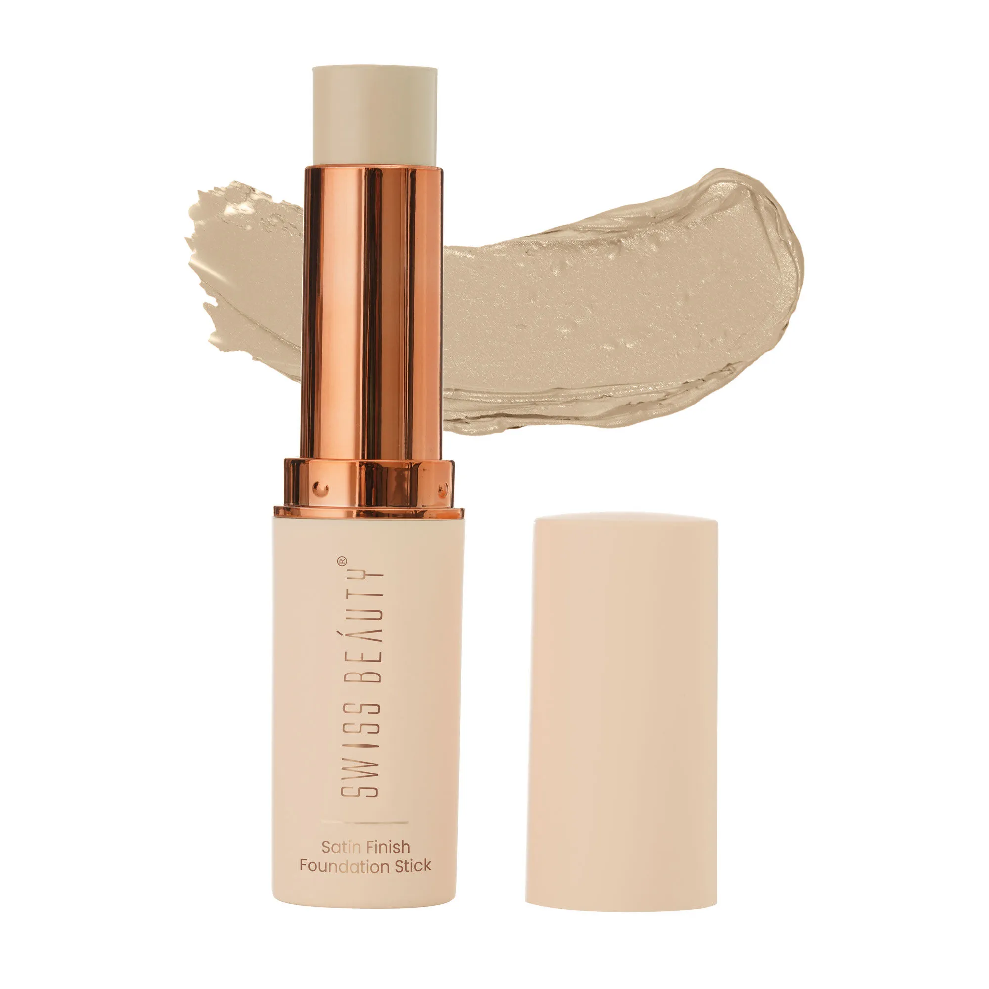 Swiss Beauty Satin Finish Panstick Foundation - 01 Cream Vanilla