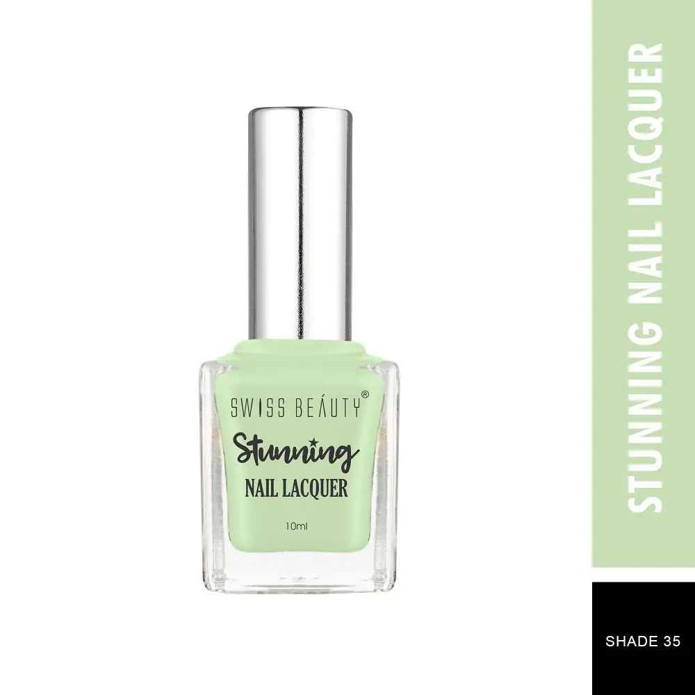 Swiss Beauty Stunning Nail Lacquer 35 Pistachio (10 ml)