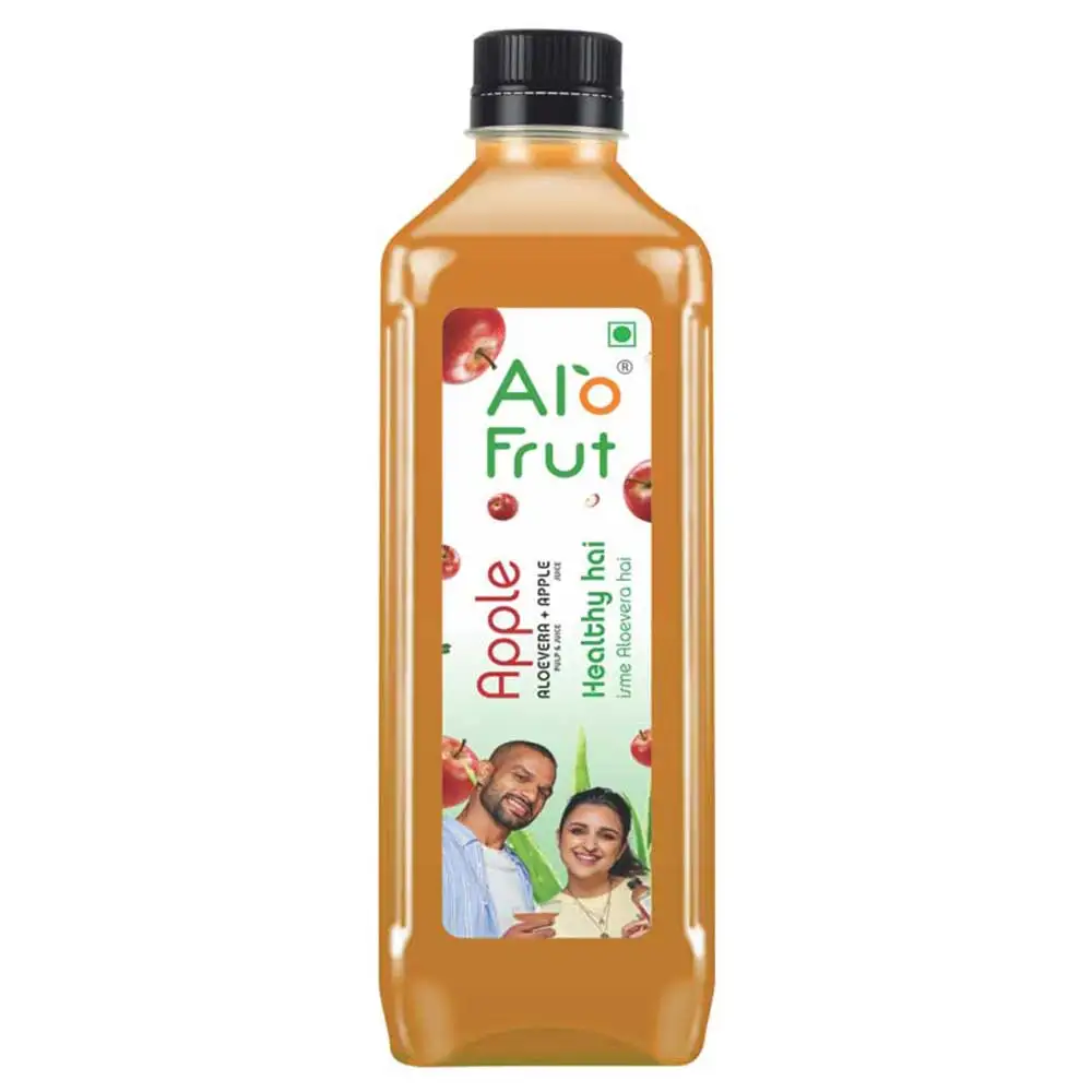 Alo Frut Apple Aloevera Juice,  0.300 L  Apple (Pack of 24)