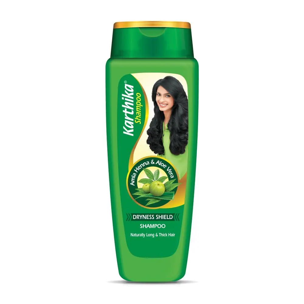 Karthika Dryness Shield - Amla, Henna & Aloe Vera Shampoo - (175 ml)