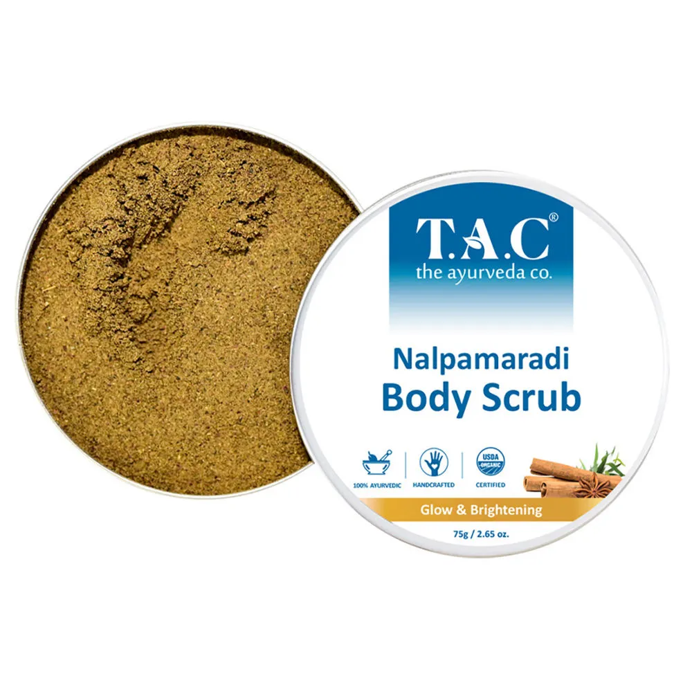 TAC - The Ayurveda Co. Nalpamaradi Body Scrub For Tan Removal, Pigmentations, Blemishes Removal