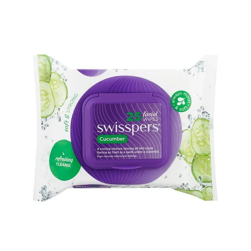 Swisspers Facial Wipes Cucumber