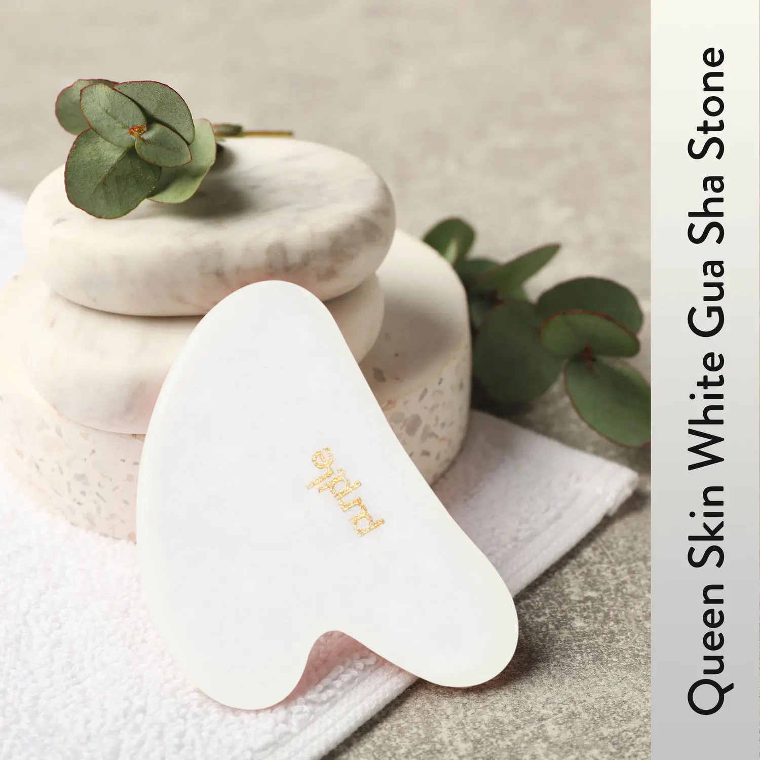 Queen Skin White Gua Sha