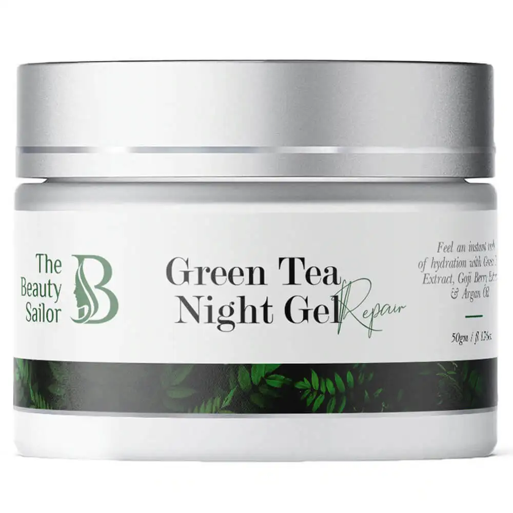 The Beauty Sailor Green Tea Night Gel,  50 g  Repair