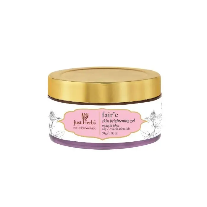 Just Herbs Fair'e Mulethi-Khus Skin Brightening Gel (50 g)