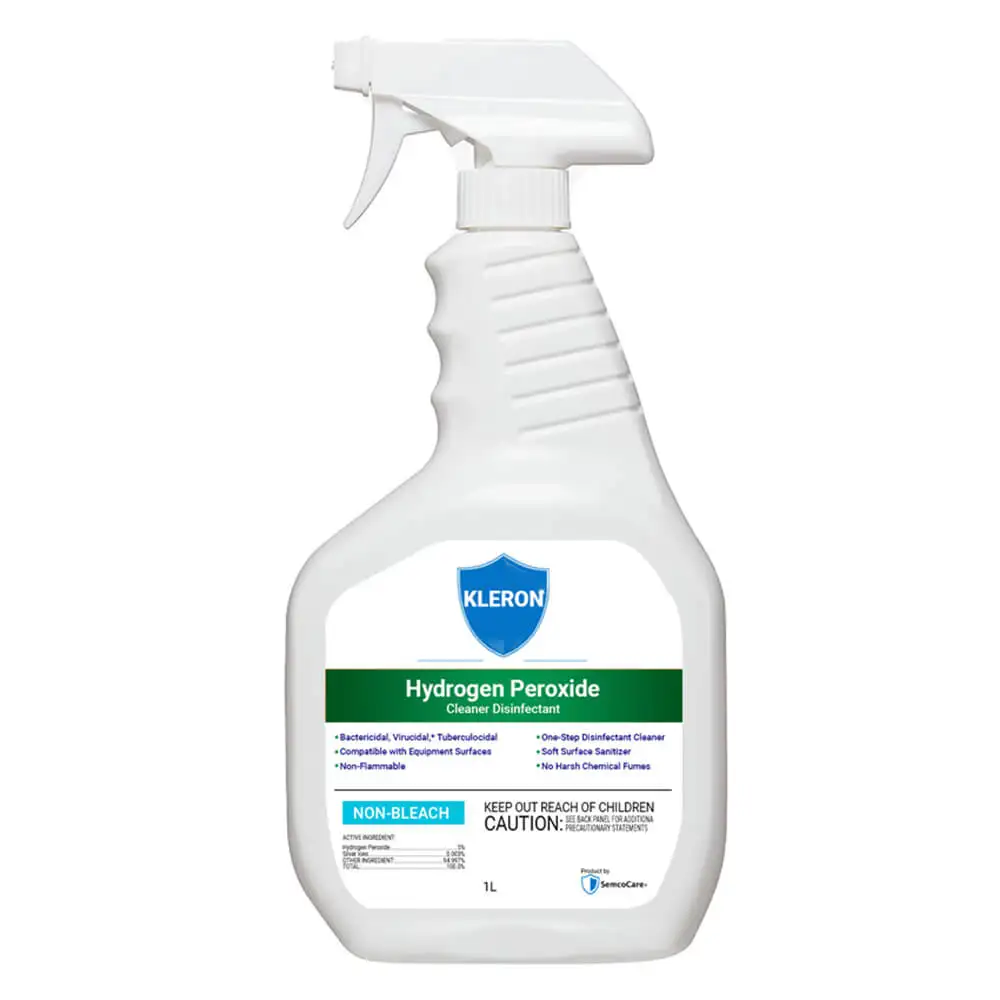 SemcoCare+ Kleron Hydrogen Peroxide,  Fragrance Free  1 L  Protection from Germs