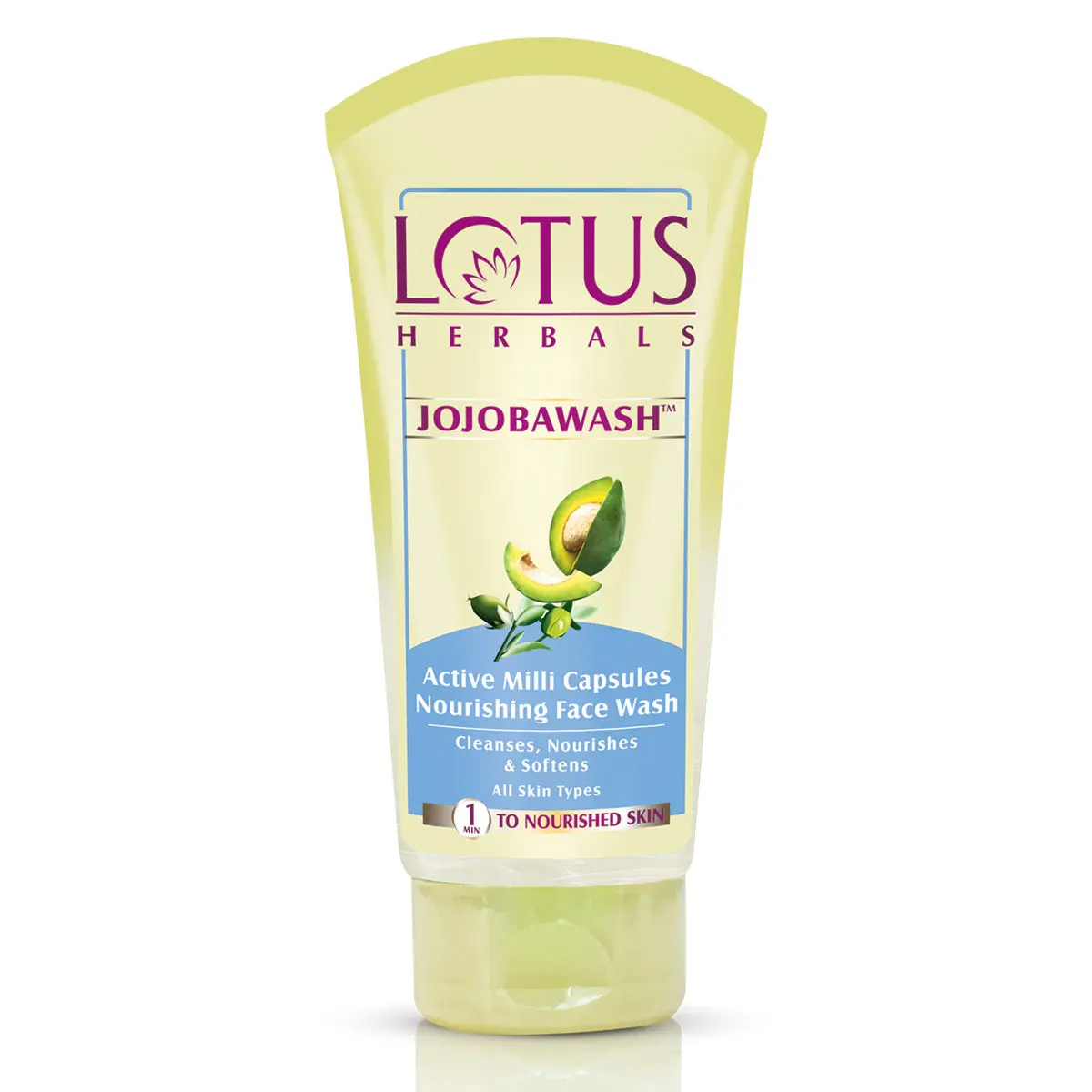 Lotus Herbals Jojobawash Active Milli Capsules Nourishing Face Wash | For All Skin Types | 150ml