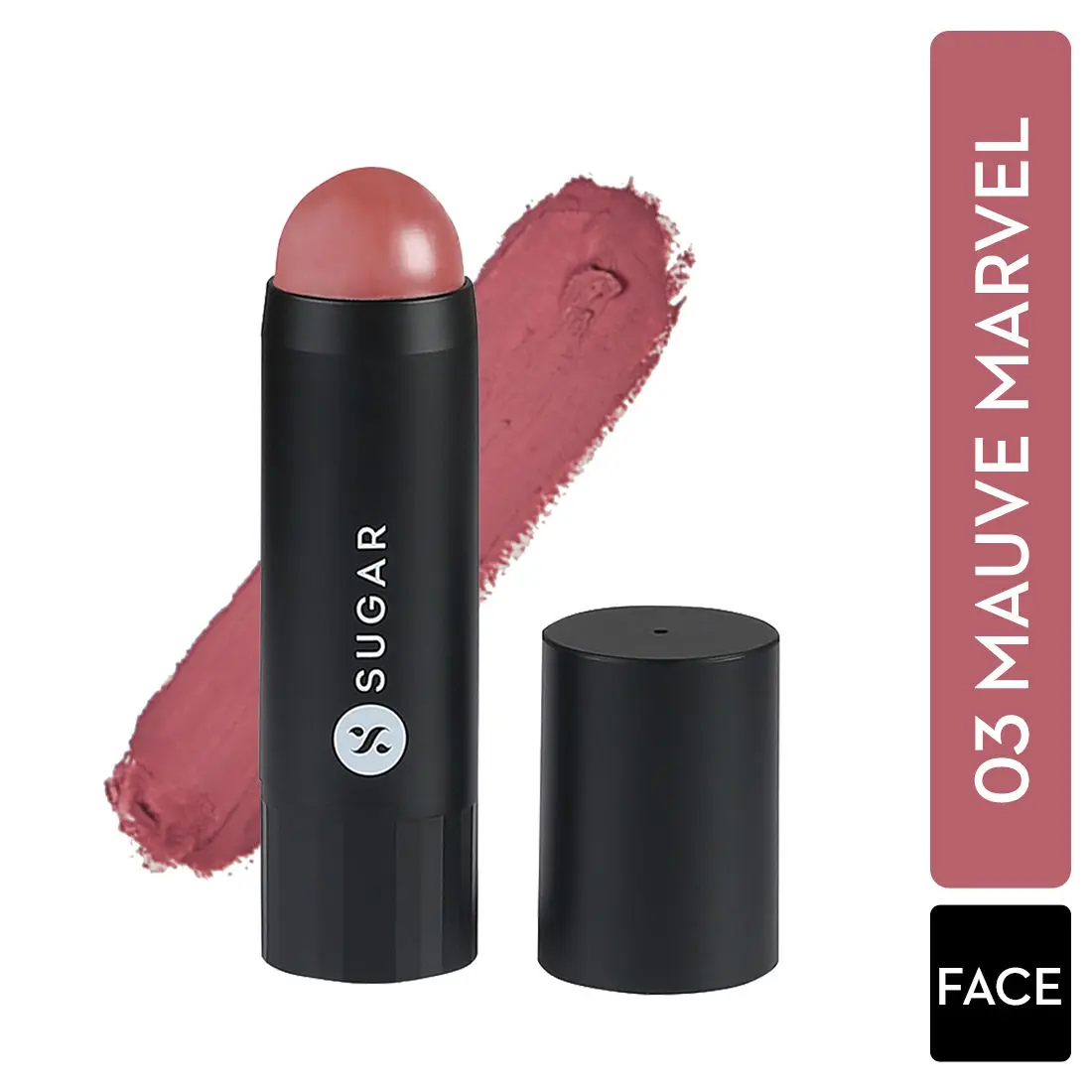 SUGAR Cosmetics - Face Fwd >> - Corrector Stick - 03 Mauve Marvel - For Dark Circles, Blemishes, Scars and Spots