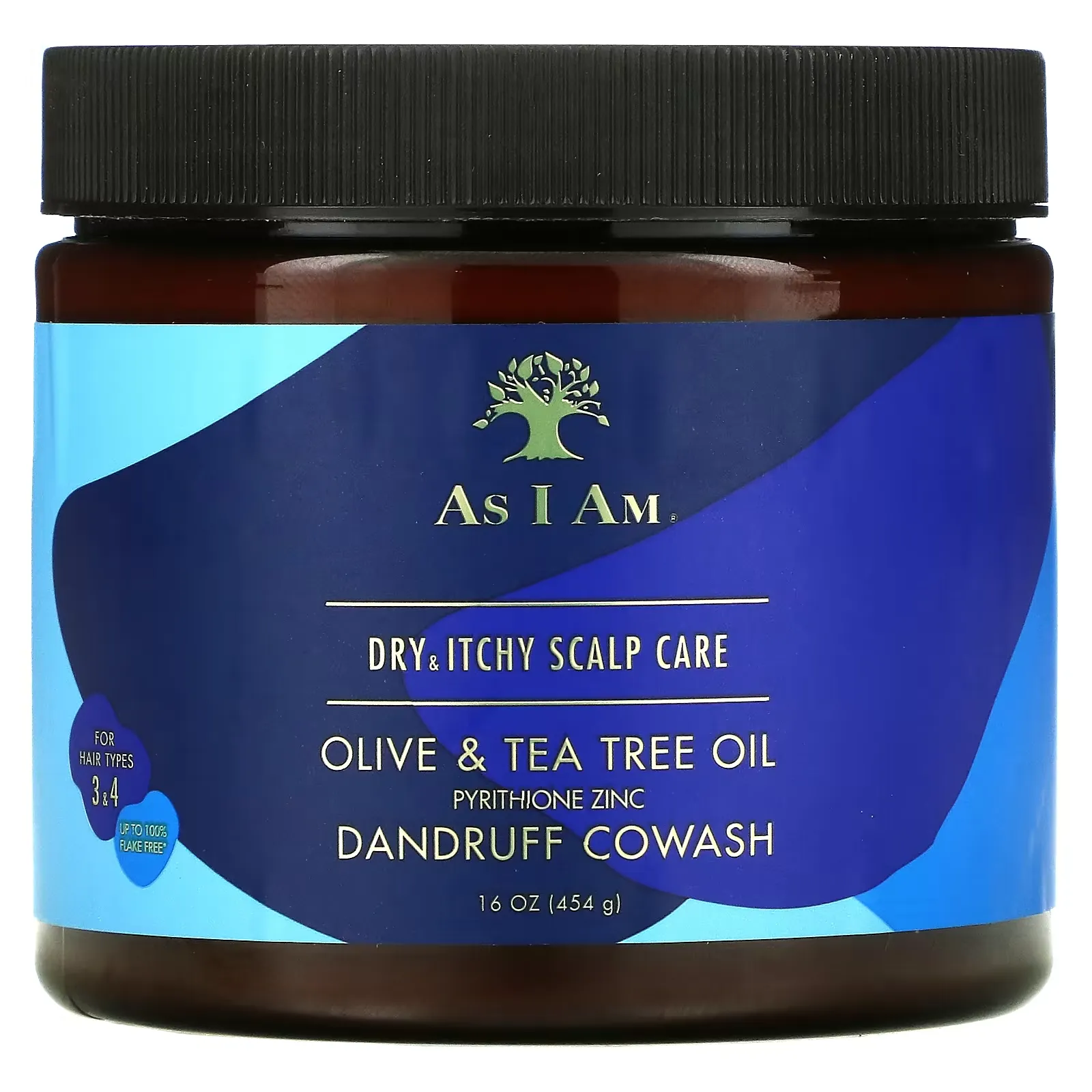 Dandruff Cowash, Olive & Tea Tree Oil, 16 oz (454 g)