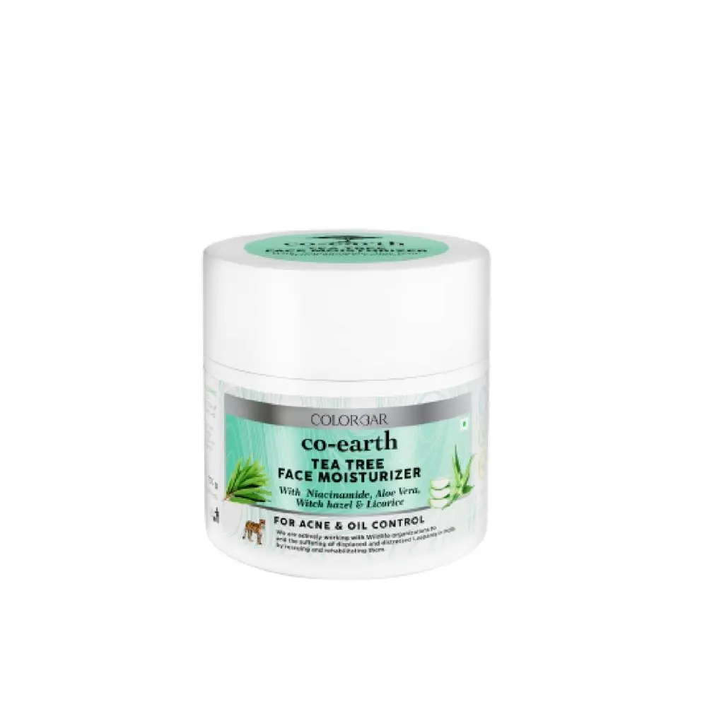 Colorbar Co-earth Tea Tree Face Moisturizer-(100g)