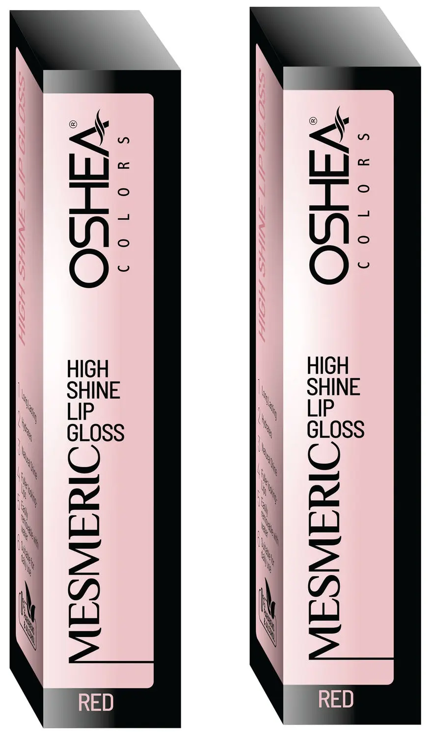 Mesmeric High Shine Lip Gloss (Red) pack of 2