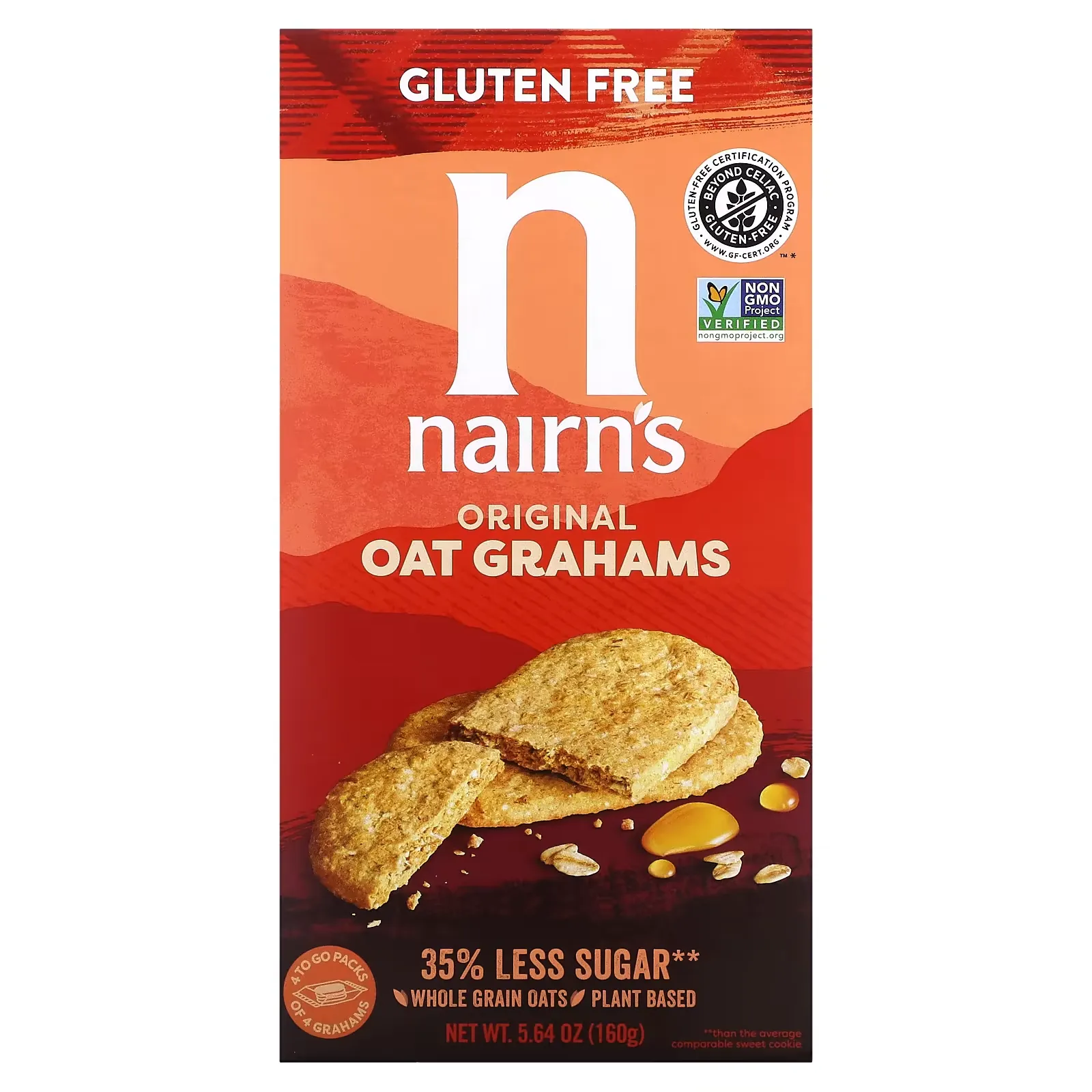 Oat Grahams, Gluten Free, Original, 5.64 oz (160 g)