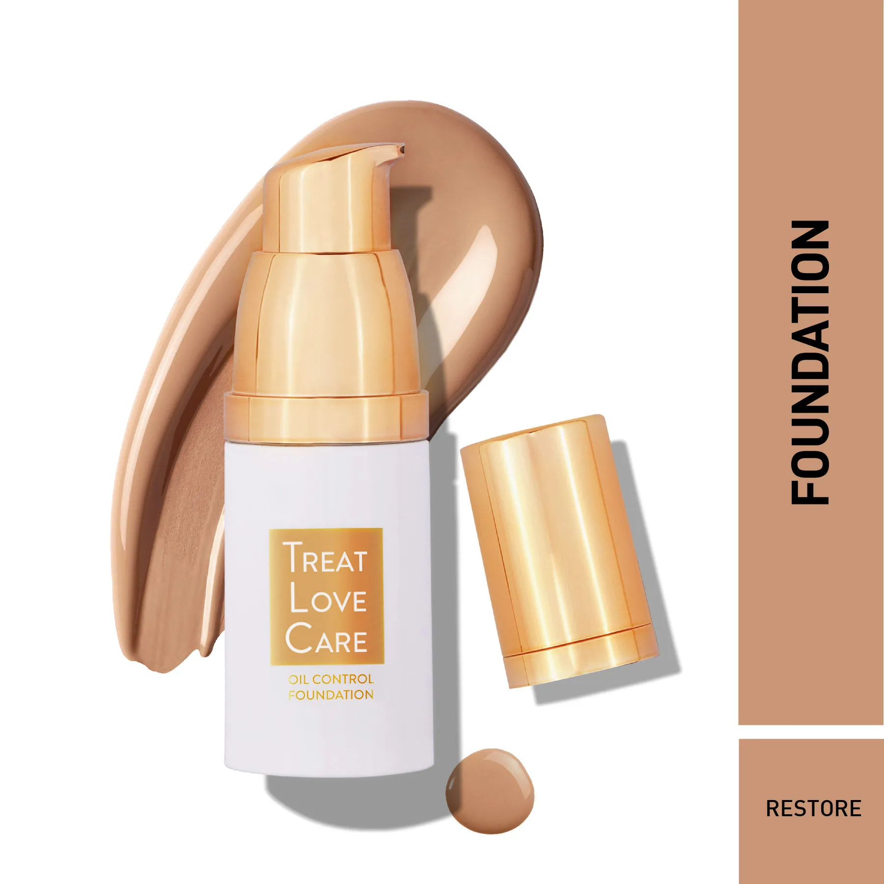 MyGlamm Treat Love Care Oil Control Foundation-Restore