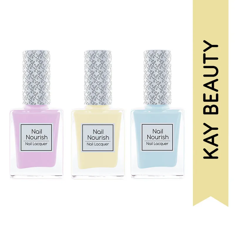 Kay Beauty Pretty Pastel Nail Look With Kay Beauty Nail Enamel Nail Polish