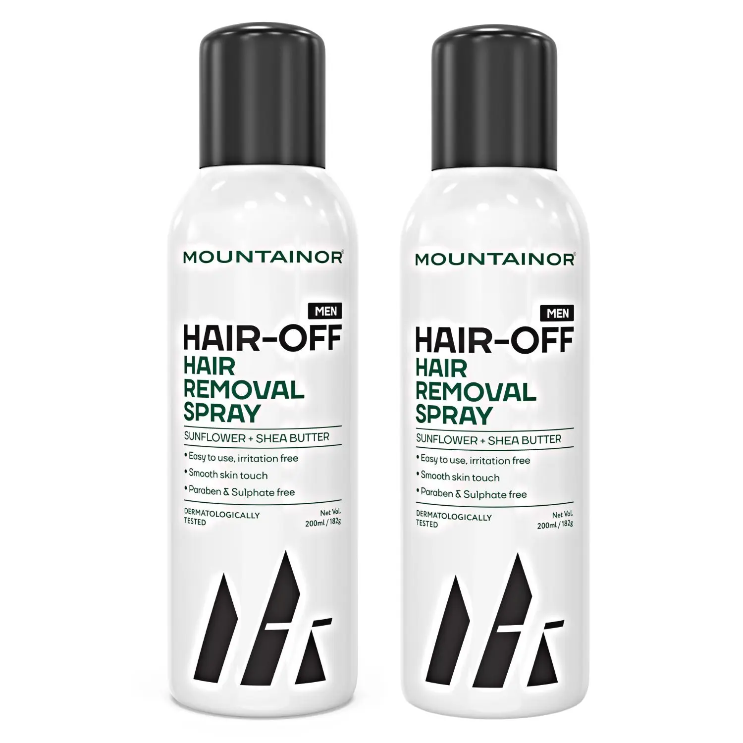 Mountainor Hair Removal Spray For Men - 200ml Pack Of 2