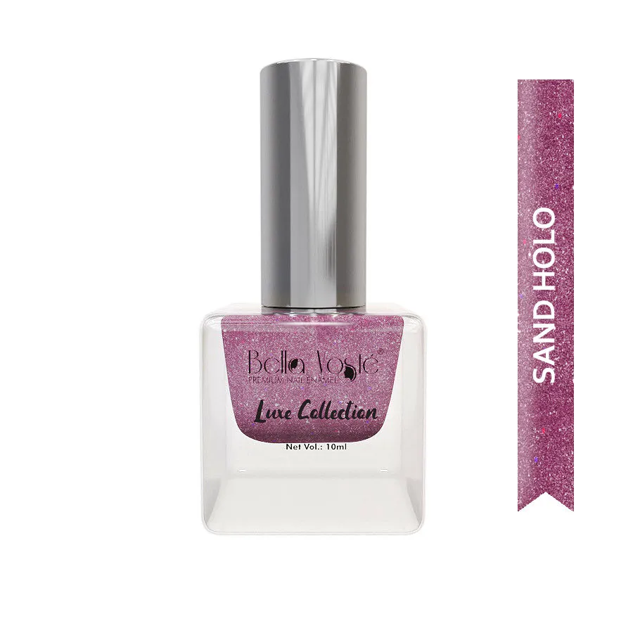 Bella Voste Sand Holographic Nail Paint - Plum Berry Purple 409