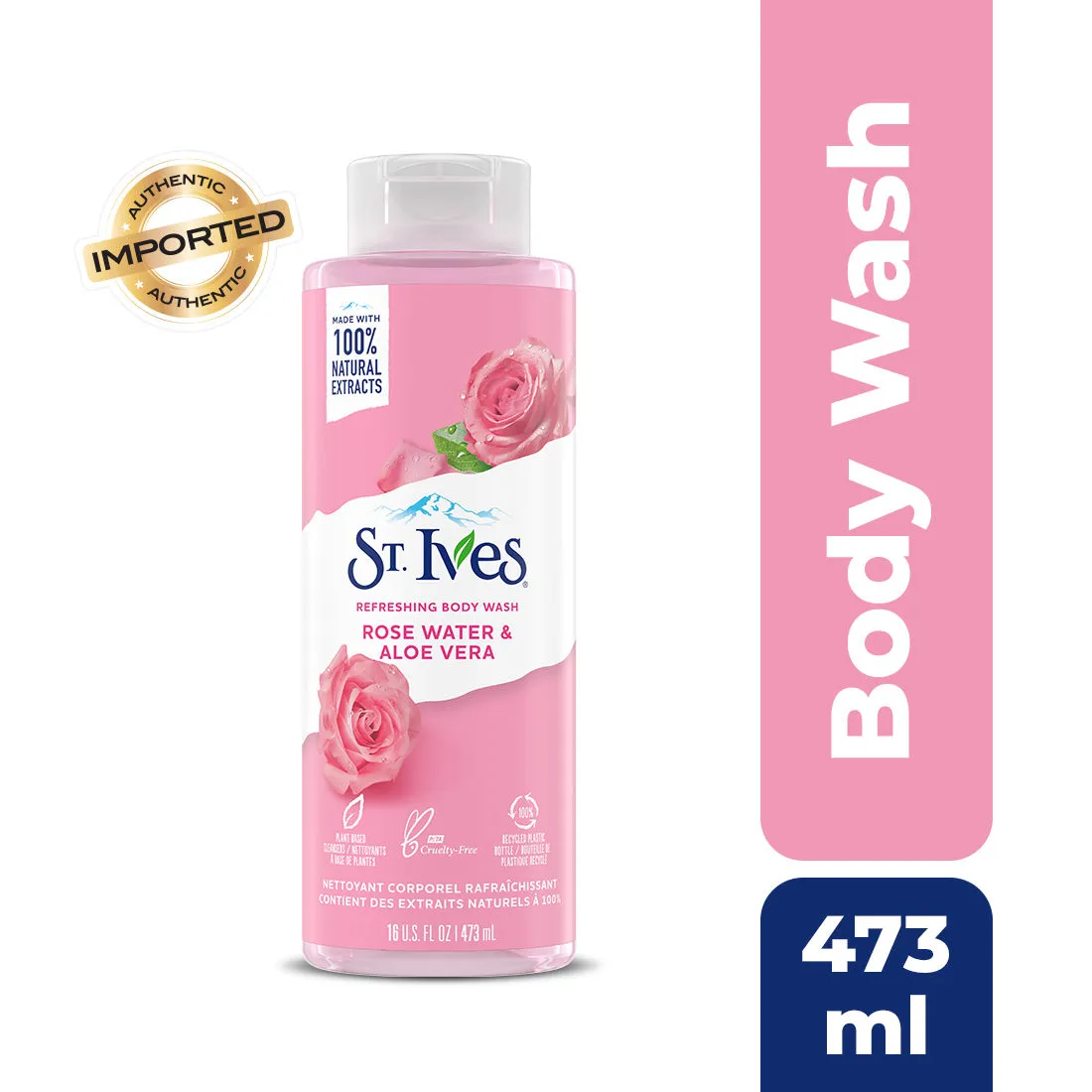 St. Ives Refreshing Rose Water & Aloe Vera Body Wash