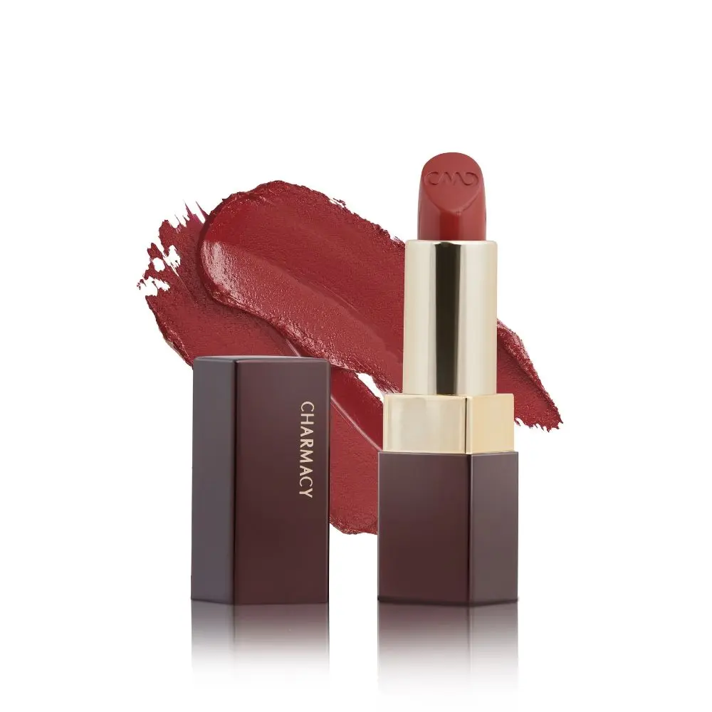 Charmacy Milano Luxe Creme Lipstick (Razzle Dazzle) - 3.8 g, Moisturised & Hydrating Lips, Highly Pigmented, Light Weight Lipstick, Single Stroke Coverage, Non-Toxic, Vegan, Cruelty Free