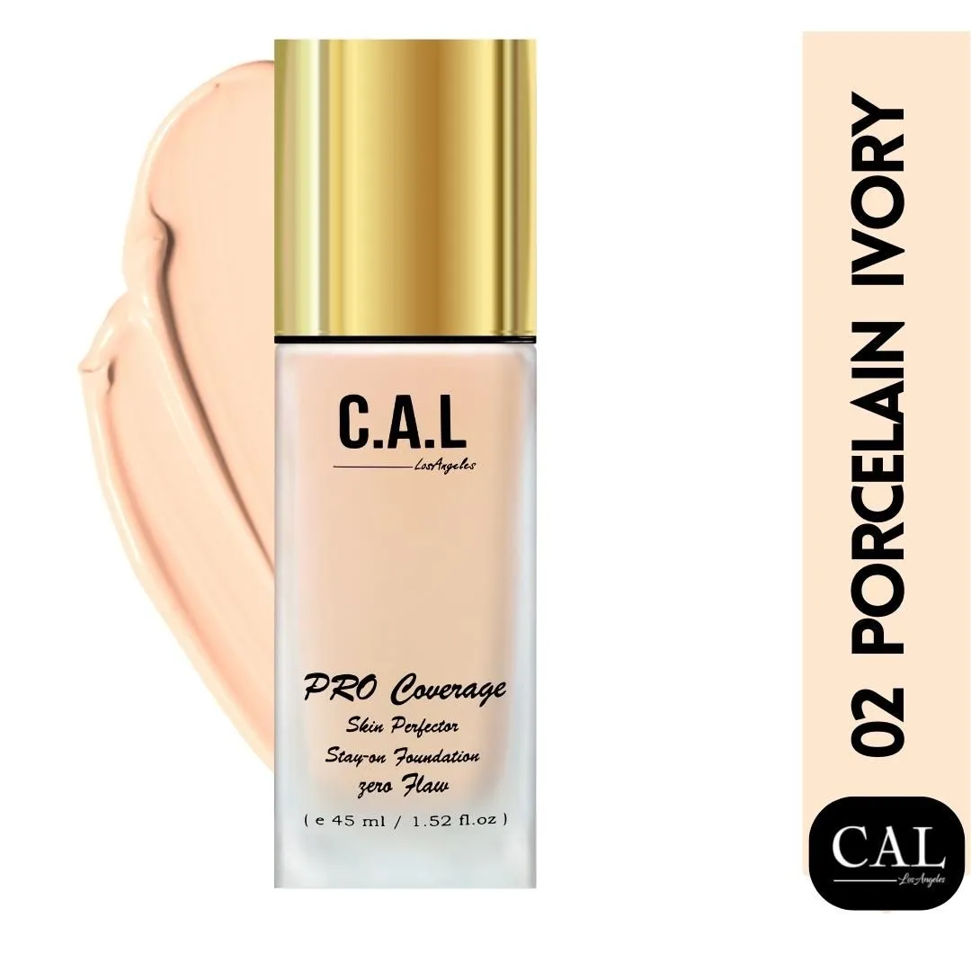 C.A.L Los Angeles Skin Perfector Stay On Foundation - Porcelain Ivory