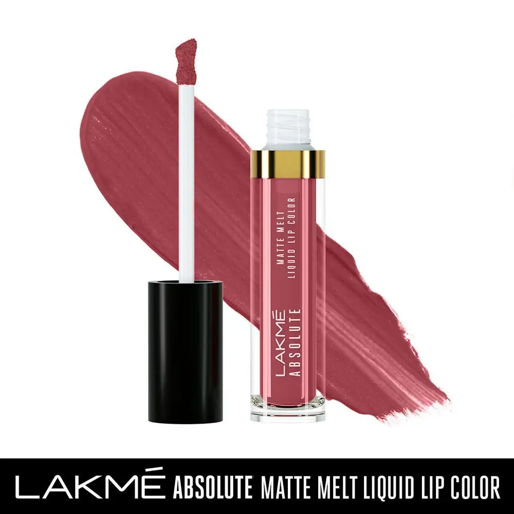 Lakme Absolute Matte Melt Liquid Lip Color, Nude Sensation, 6 ml